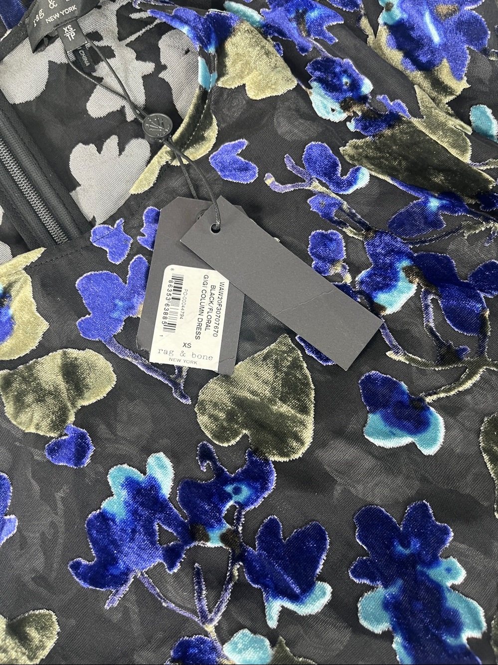 Rag & Bone Sheer GIGI Column MIDI Dress Sz M 6/8 See Pics - Picture 10 of 15